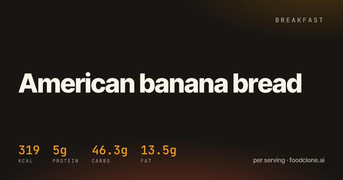 American banana bread