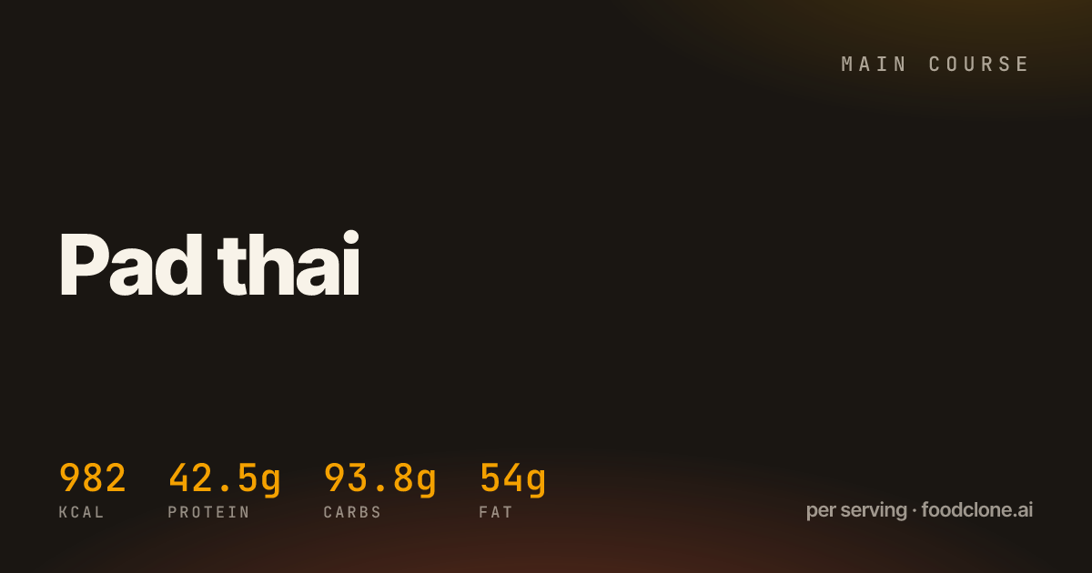 Pad thai