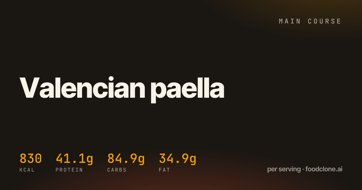 Valencian paella