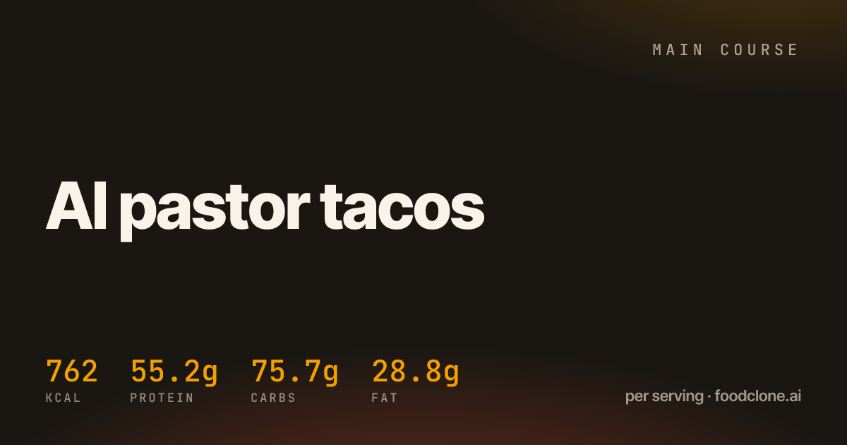 Al pastor tacos