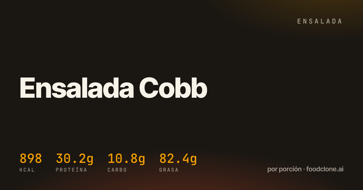 Ensalada Cobb