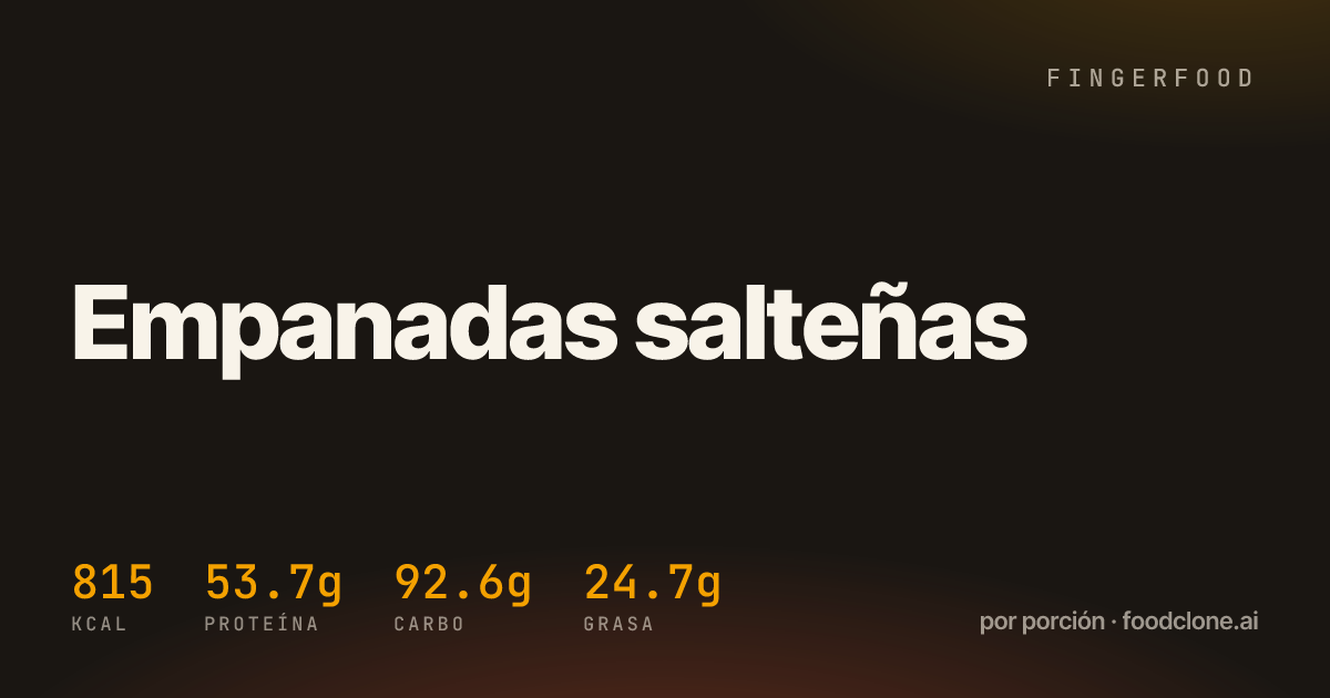 Empanadas salteñas