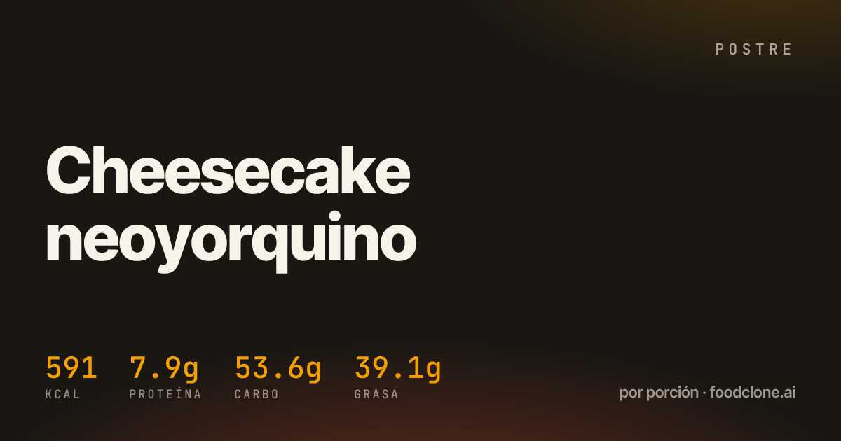 Cheesecake neoyorquino
