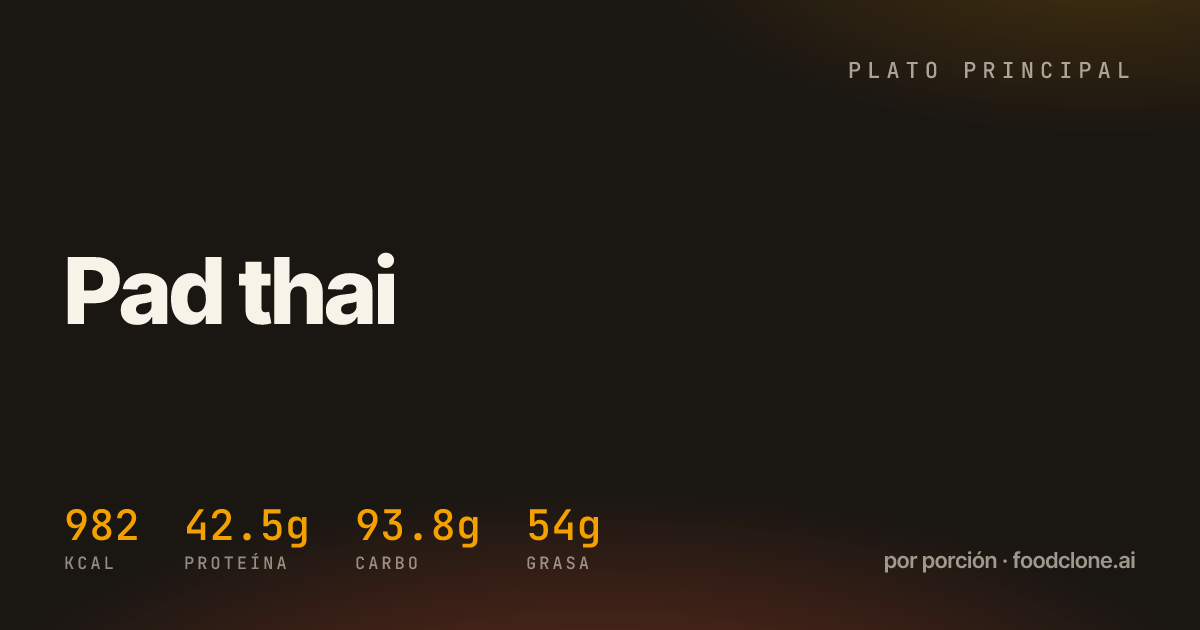Pad thai