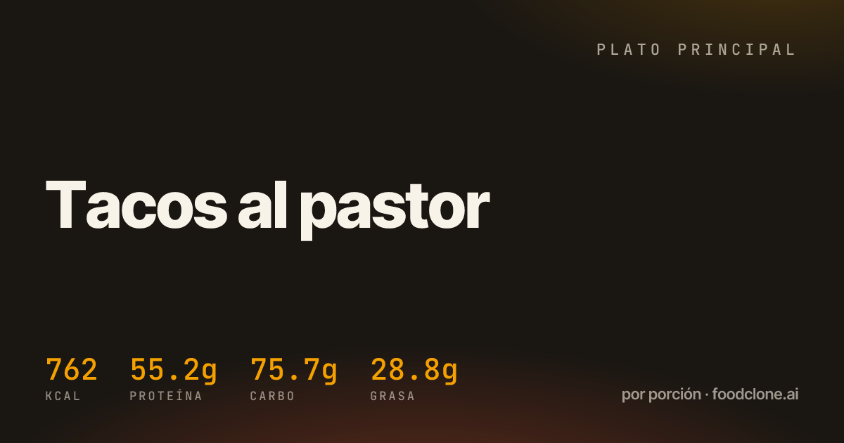 Tacos al pastor