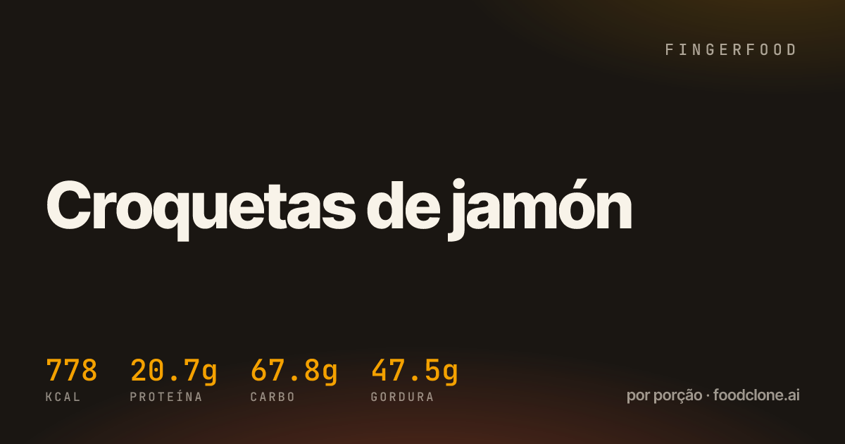 Croquetas de jamón
