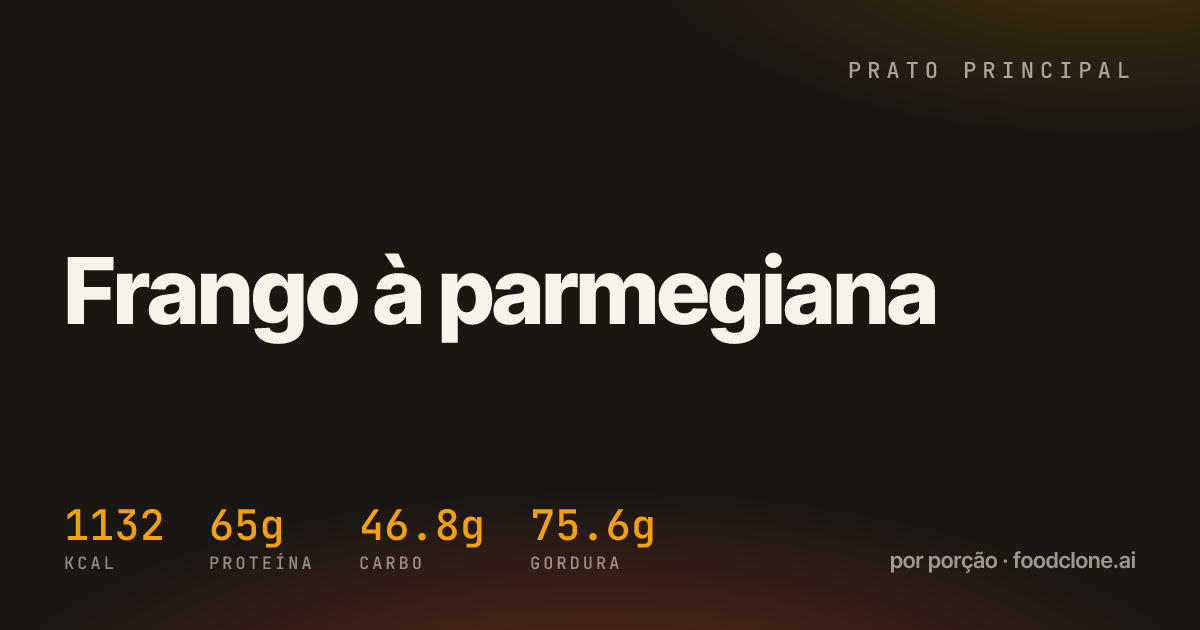 Frango à parmegiana